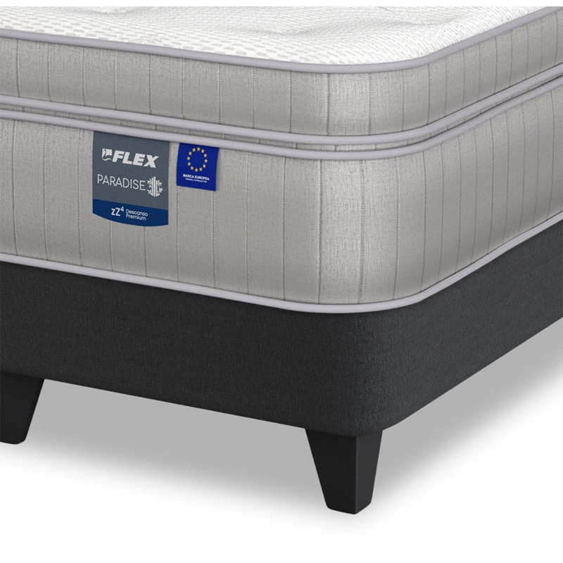 JUEGO DE DORMITORIO FLEX CAMA EUROPEA PARADISE 1.5 PLAZAS + SET COLONIA - 3