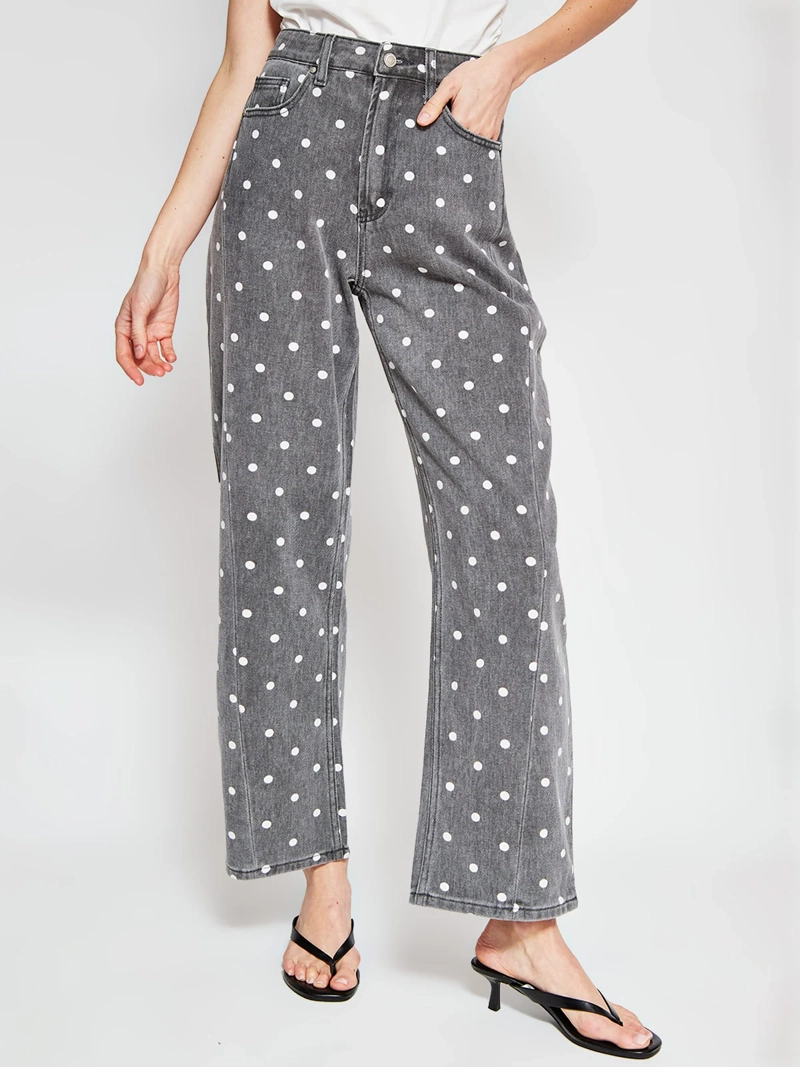 JEANS MUJER MARQUIS ALGODÓN LUNARES - 2