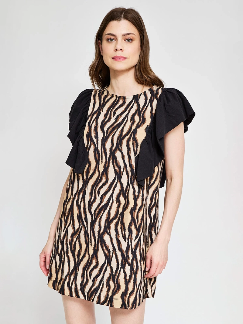 VESTIDO MUJER MARQUIS ALGODÓN ORGÁNICO CORTO MANGA ALITAS - 2