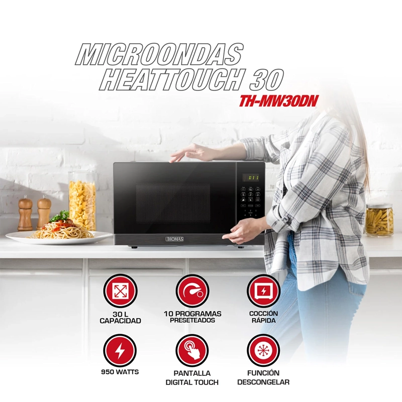 MICROONDAS THOMAS 30L EHM-THMW30DN - 3