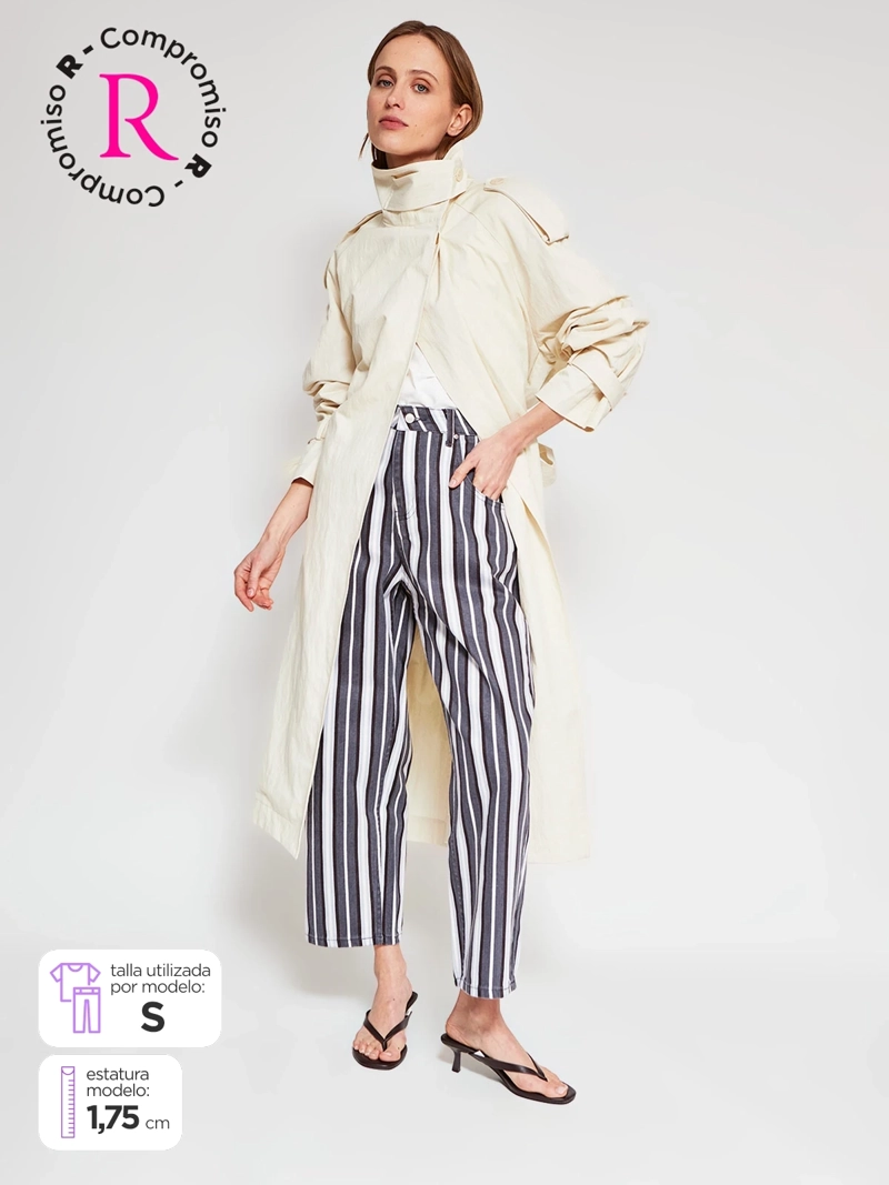 CHAQUETA MUJER MARQUIS TRENCH CUELLO ALTO