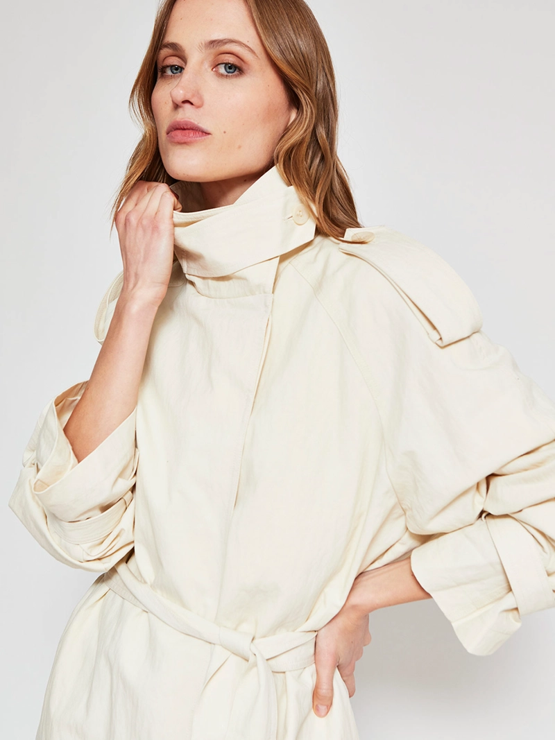 CHAQUETA MUJER MARQUIS TRENCH CUELLO ALTO - 4