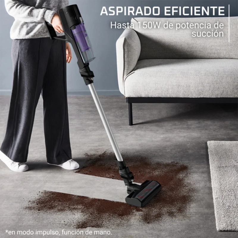 ASPIRADORA VERTICAL ROWENTA INALÁMBRICA XPERT 5.8 RH5A31E0 - 5