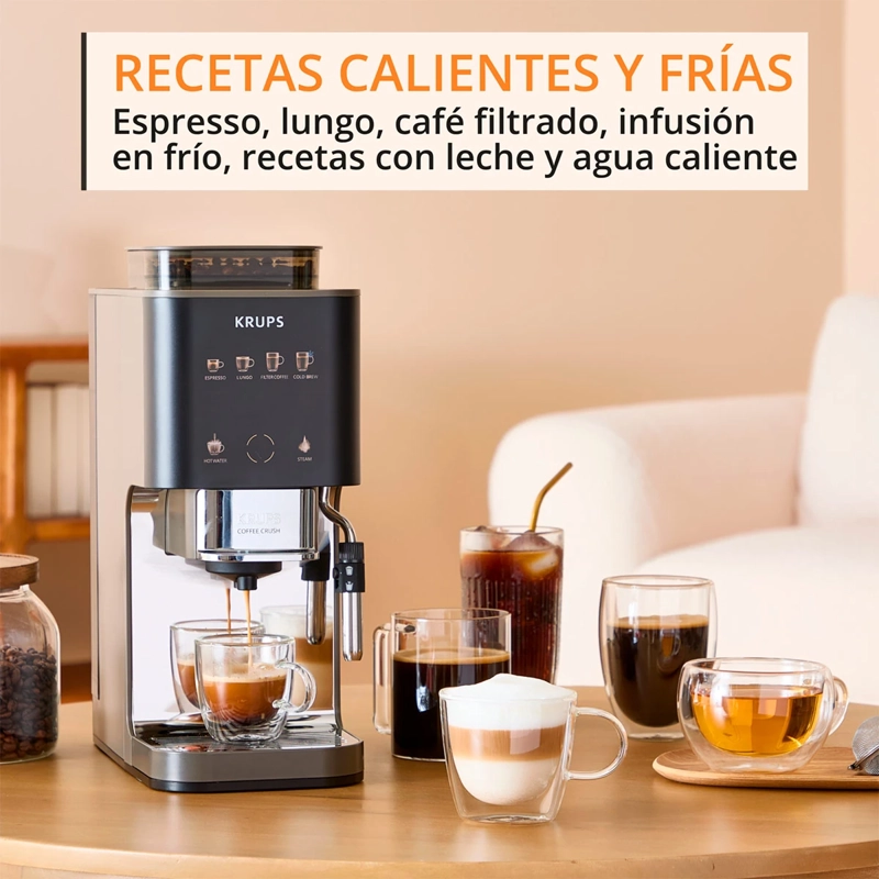 CAFETERA KRUPS HIDROPRESIÓN COFFEE CRUSH EXPERIENCE SA403BE0 - 3