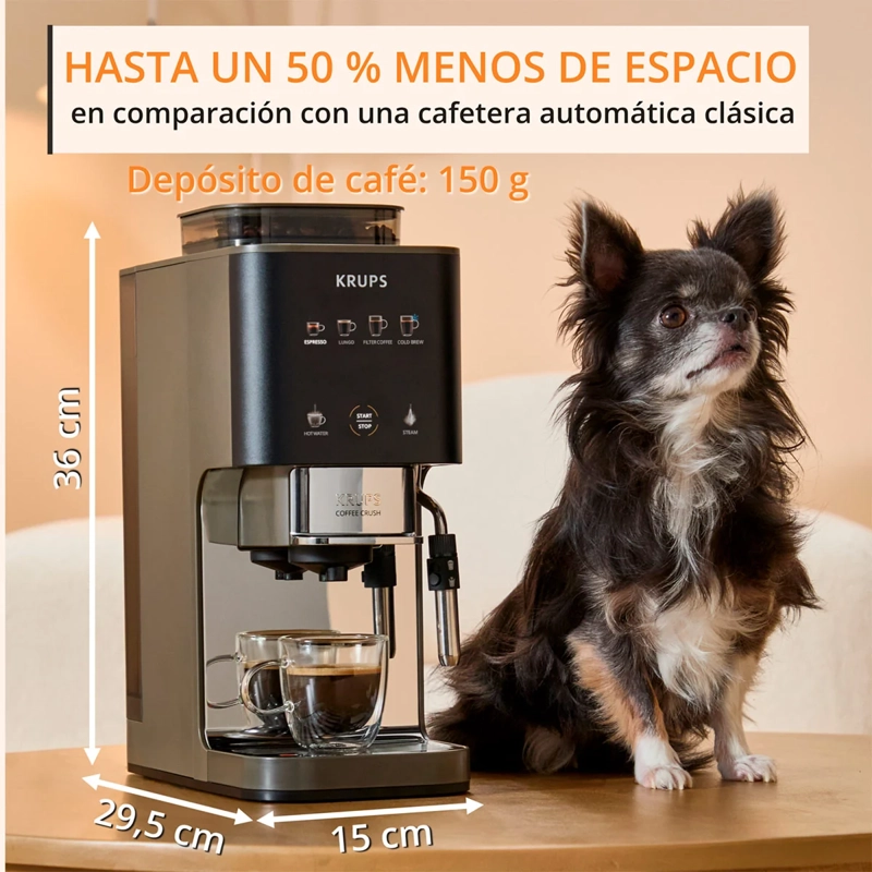 CAFETERA KRUPS HIDROPRESIÓN COFFEE CRUSH EXPERIENCE SA403BE0 - 4