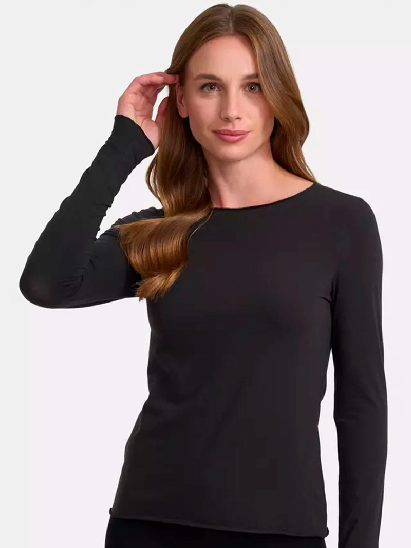 CAMISETA MUJER PALMERS ALGODÓN MANGA LARGA ULTRALIGHT - 1