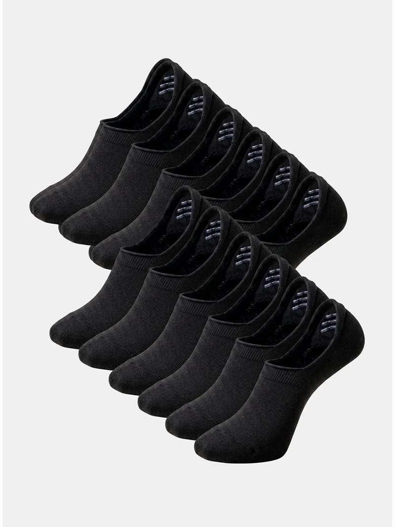 CALCETINES INDEX PACK X12 ALGODÓN INVISIBLES ANTIDESLIZANTES - 1