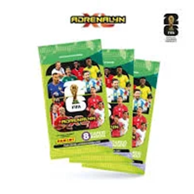 PACK 3 SOBRES DE CARTAS ADRENALYN MUNDIAL DE FÚTBOL 2026 - 1
