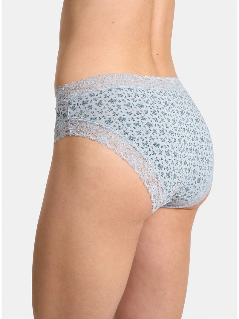 CALZÓN PALMERS PACK X5 ALGODÓN ENCAJE BIKINI - 4