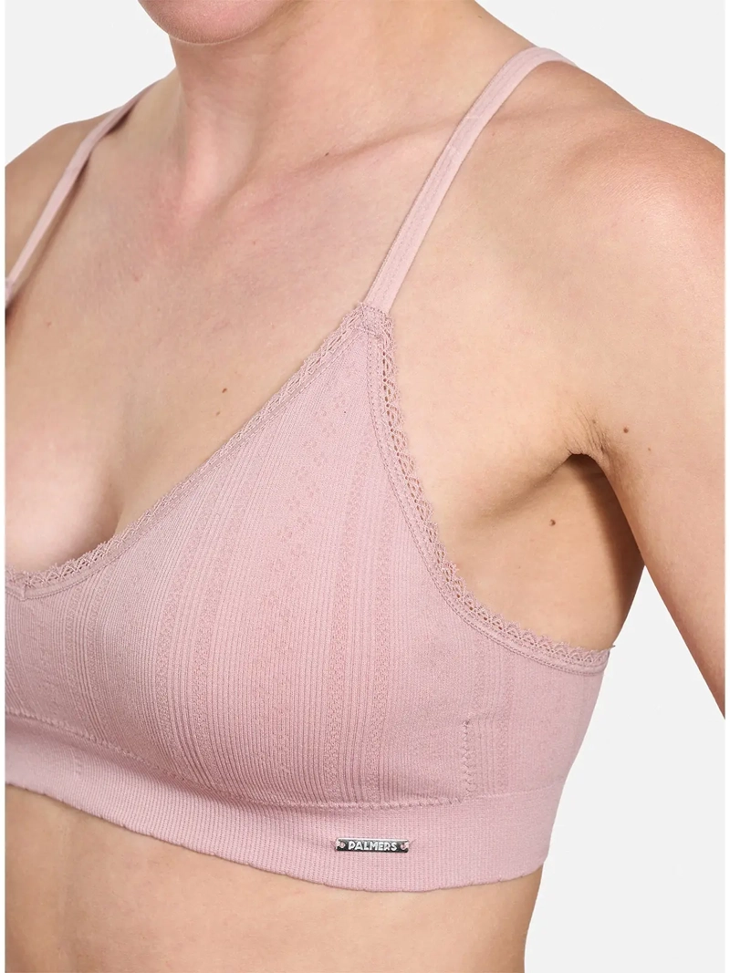 PETO PALMERS PACK X2 SEAMLESS POINTELLE PADDING REMOVIBLE - 5
