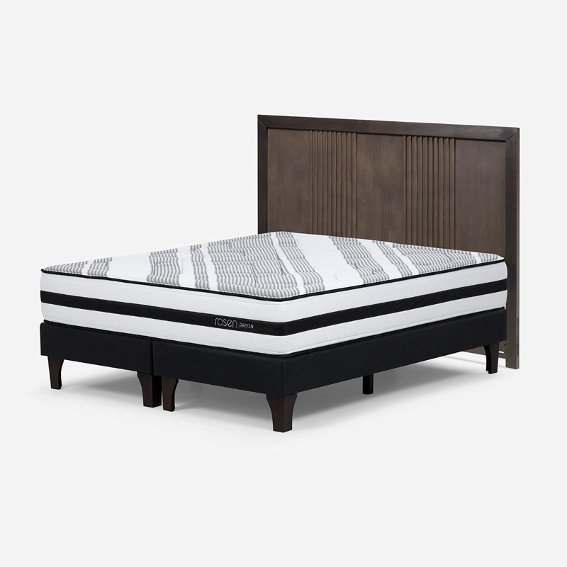 CAMA EUROPEA ROSEN DRIVEN 2 PLAZAS B/D + RESPALDO MARCO - 2