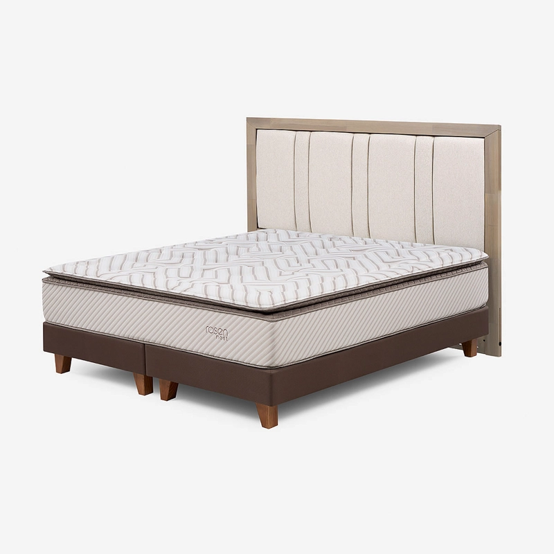 CAMA EUROPEA ROSEN NEST 2 PLAZAS B/D + RESPALDO MELROSE - 2
