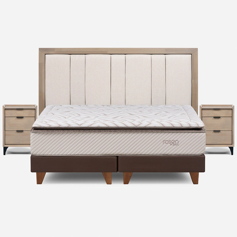 CAMA EUROPEA ROSEN NEST KING + SET MELROSE  - 1