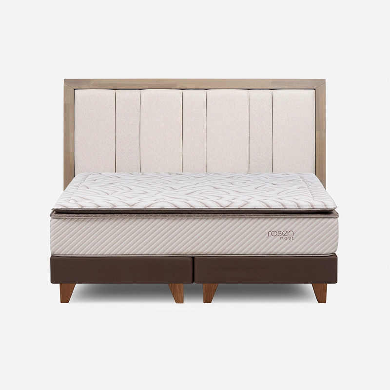CAMA EUROPEA ROSEN NEST KING + RESPALDO MELROSE  - 1
