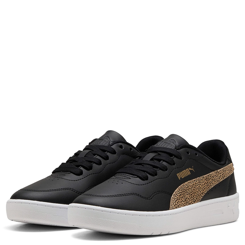 ZAPATILLAS MUJER PUMA CASUALES NEGRO COURT LALLY TOPCAT CUERO - 2