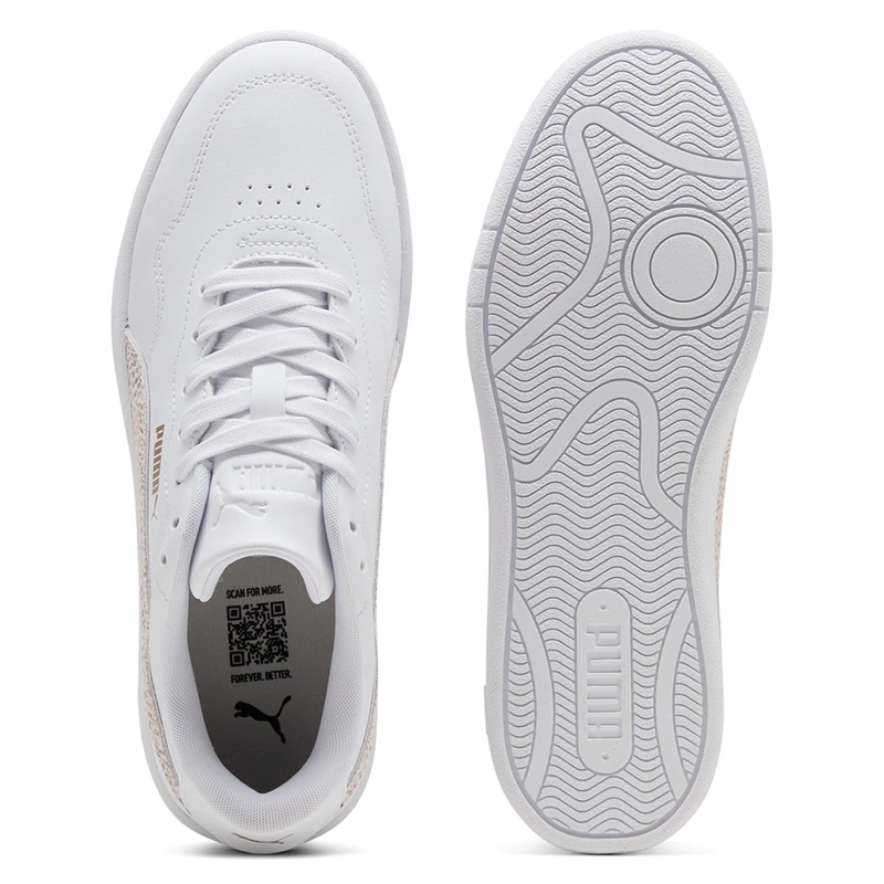 ZAPATILLAS MUJER PUMA CASUALES BLANCO COURT LALLY TOPCAT CUERO - 4