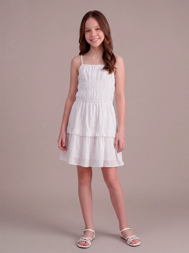 VESTIDO NIÑA INDEX TEEN LUREX