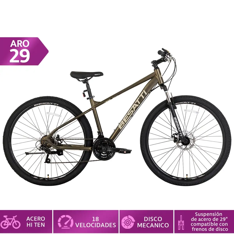 MOUNTAIN BIKE BESATTI VECTOR ARO 29 VERDE