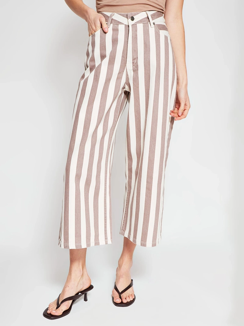 JEANS MUJER MARQUIS ALGODÓN CULOTTE RAYAS - 2
