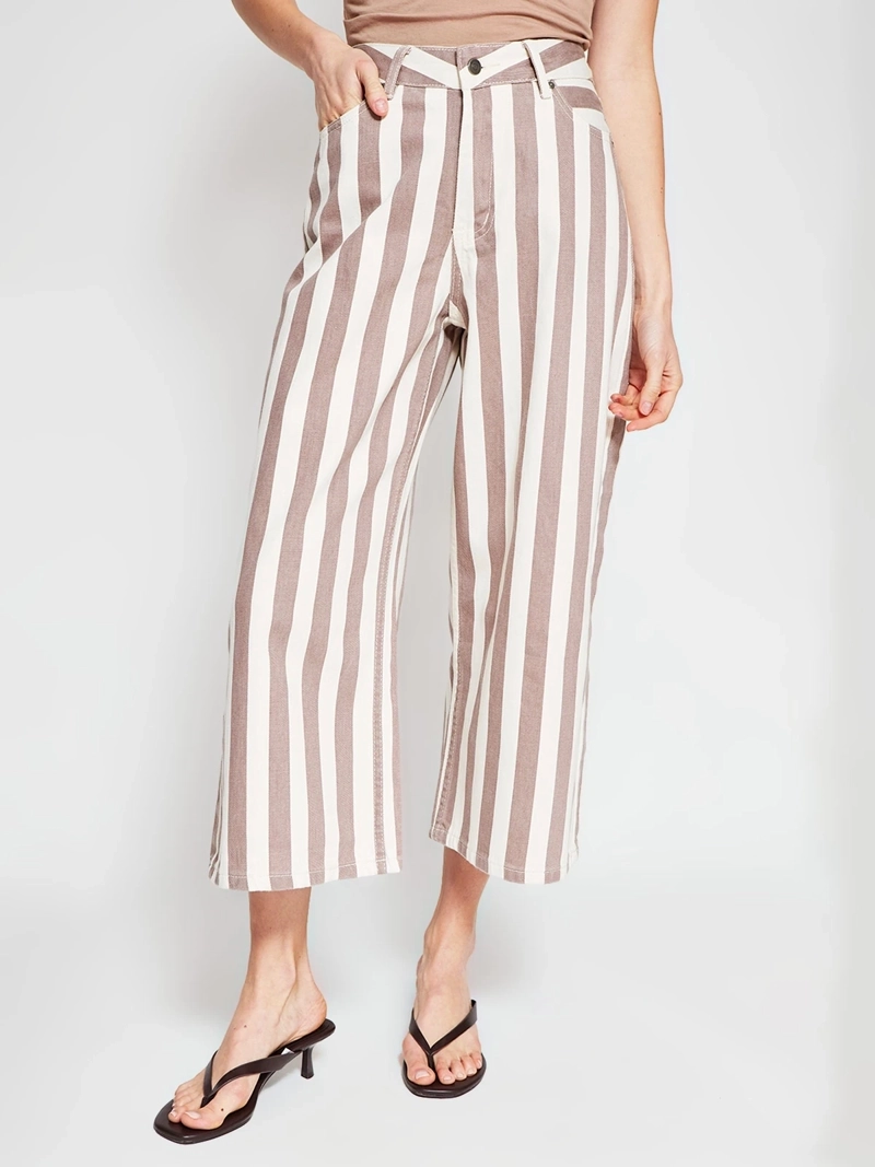 JEANS MUJER MARQUIS ALGODÓN CULOTTE RAYAS - 2