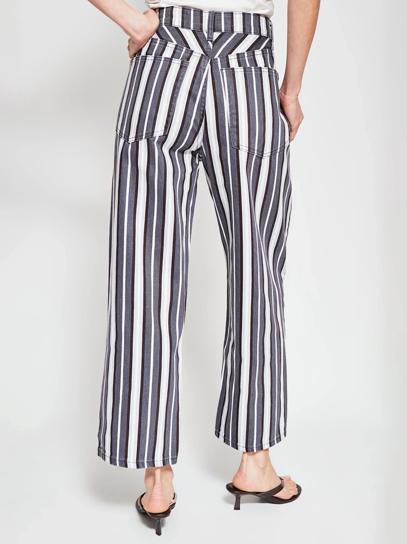 JEANS MUJER MARQUIS ALGODÓN BARREL RAYAS - 3