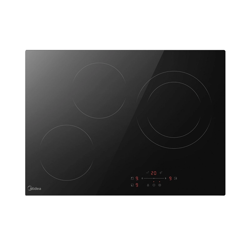 ENCIMERA VITROCERÁMICA ELÉCTRICA MIDEA 3 PLATOS MC-6T46D1R297 - 2