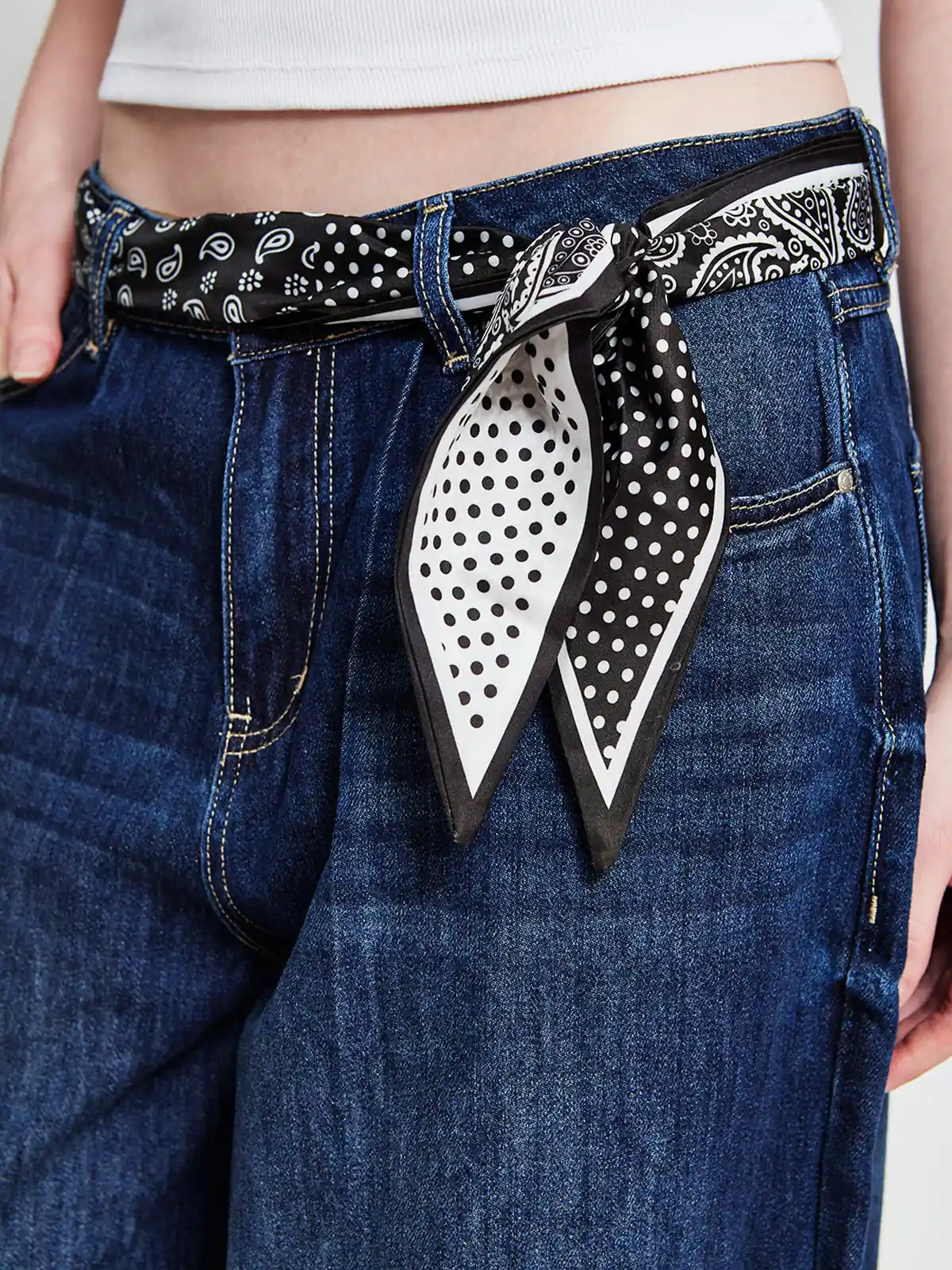 JEANS MUJER INDEX ALGODÓN BARREL CROPPED - 4