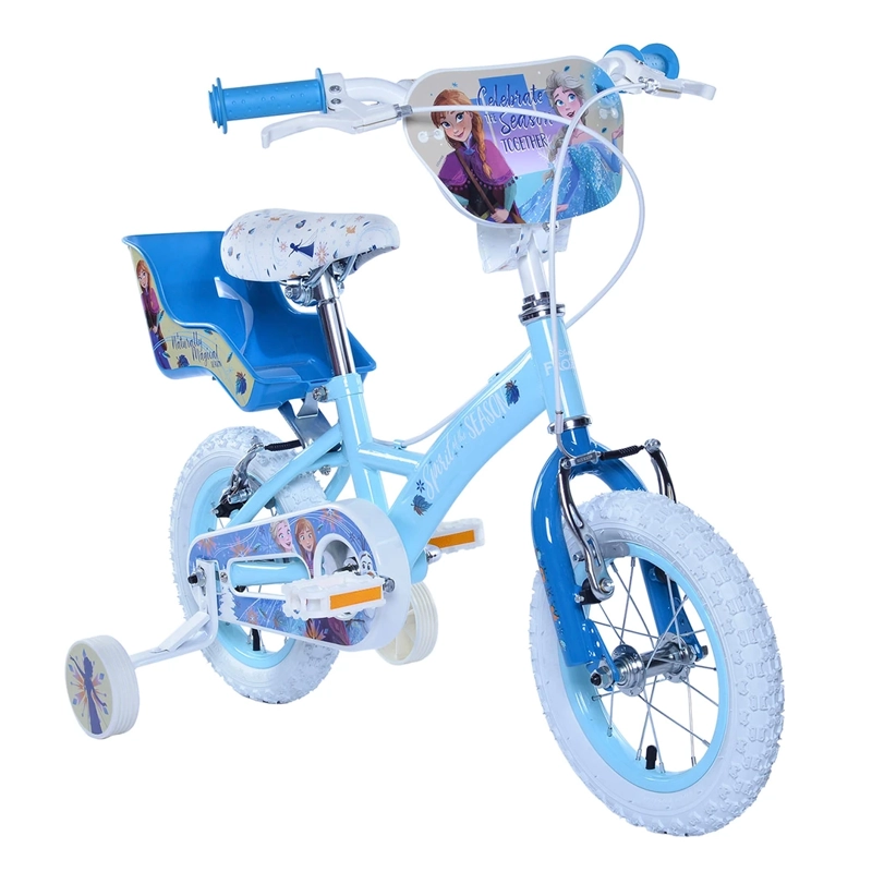 BICICLETA DISNEY FROZEN ARO 12 CELESTE Celeste, foto 2