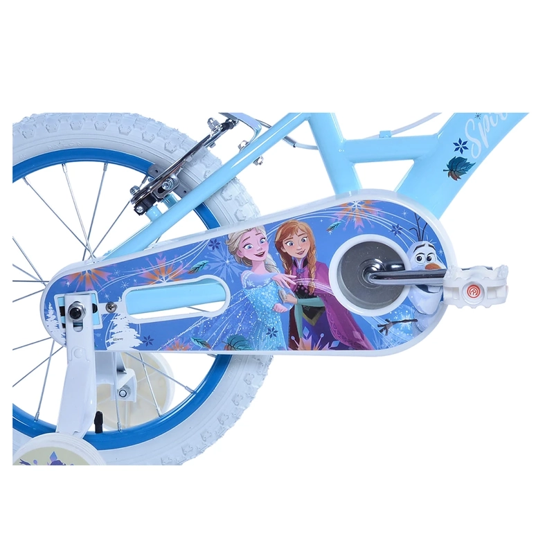 BICICLETA DISNEY FROZEN ARO 16 CELESTE Celeste, foto 3