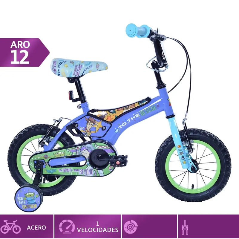 BICICLETA DISNEY TOY STORY ARO 12 AZUL