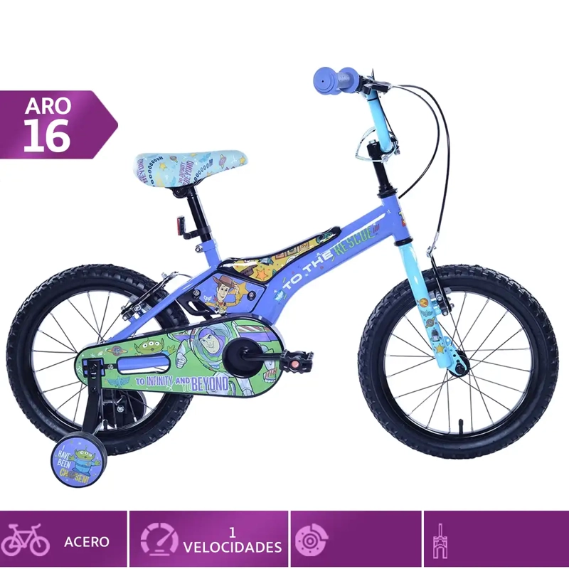 BICICLETA DISNEY TOY STORY ARO 16 AZUL