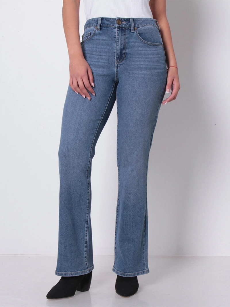 JEANS MUJER WADOS ALGODÓN RECTO TIRO ALTO - 2