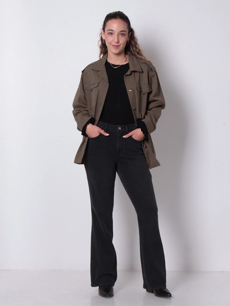 WADOS JEANS MUJER WADOS ALGODÓN RECTO TIRO ALTO