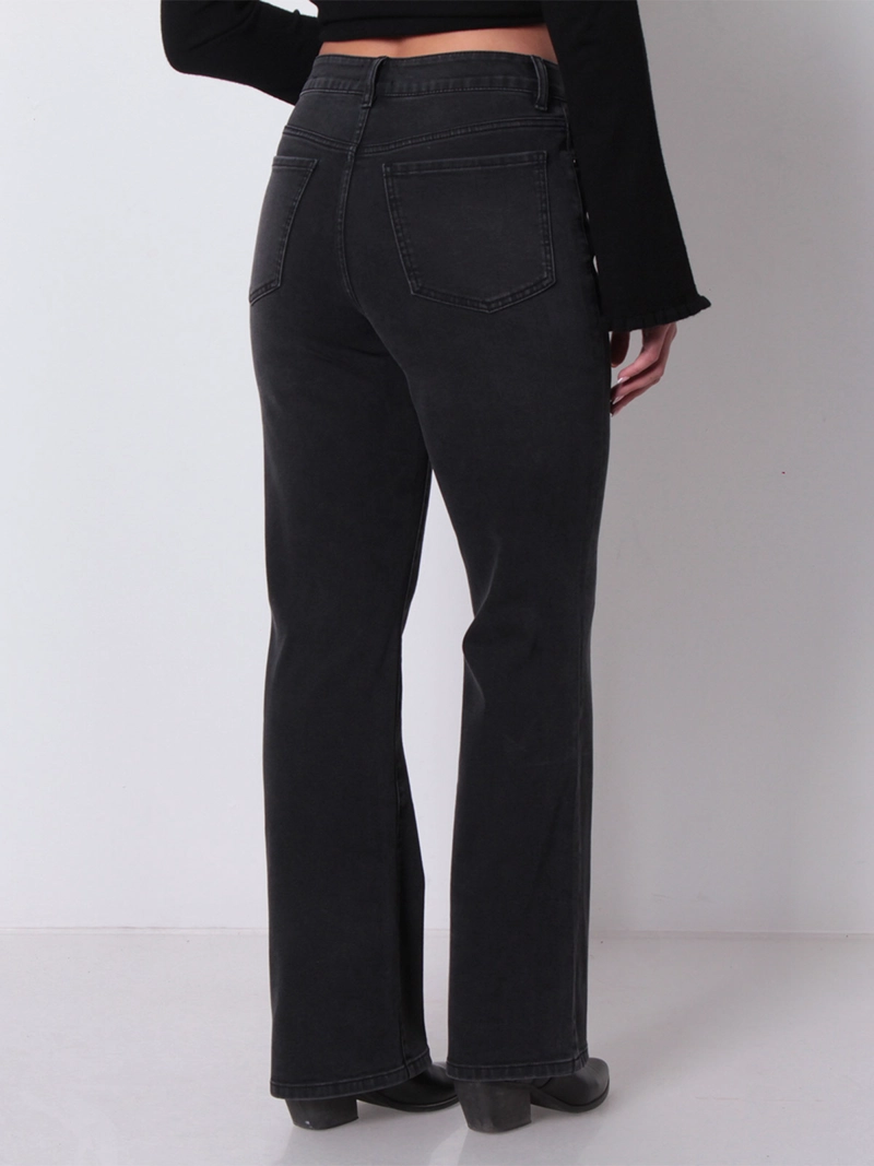 JEANS MUJER WADOS ALGODÓN RECTO TIRO ALTO - 4