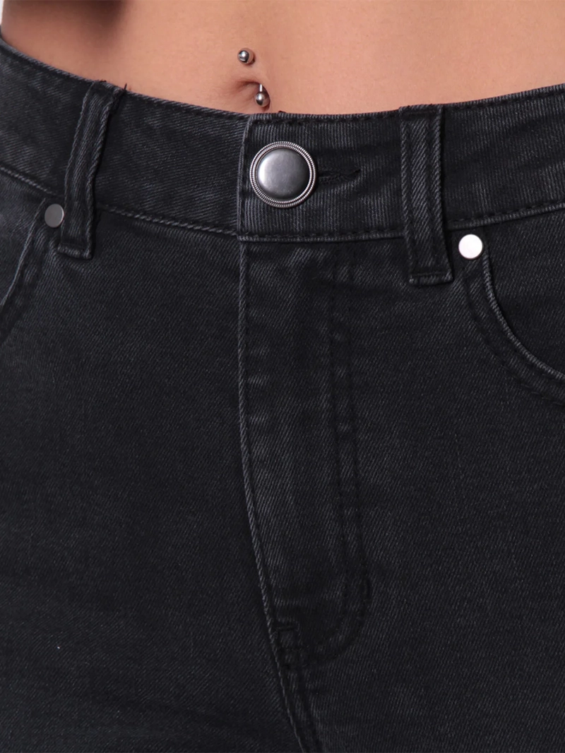 JEANS MUJER WADOS ALGODÓN RECTO TIRO ALTO - 5