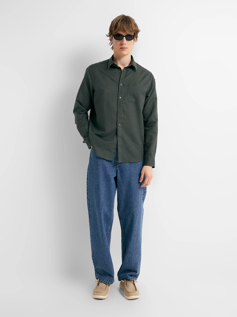 CAMISA MANGA LARGA HOMBRE SFERA LINO - 2