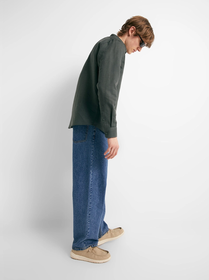 CAMISA MANGA LARGA HOMBRE SFERA LINO - 4