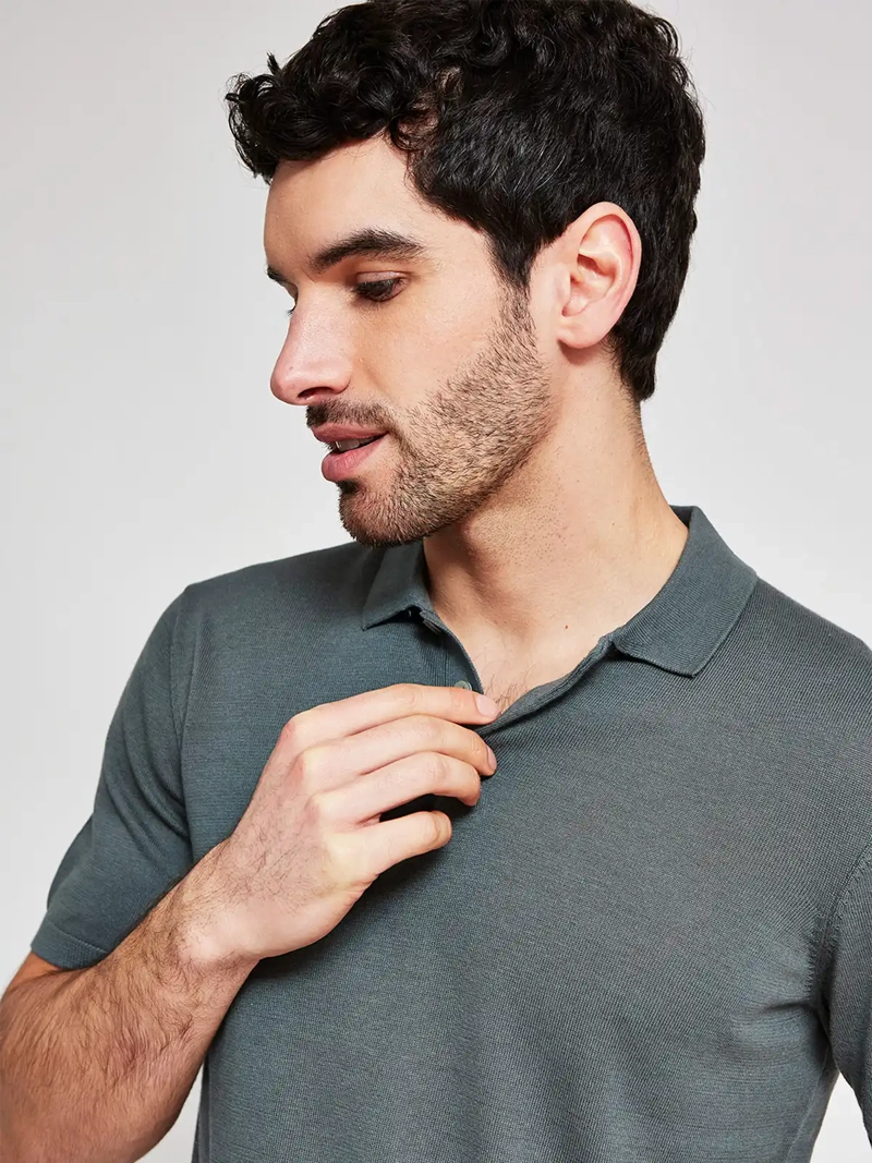 POLERA HOMBRE SFERA MANGA CORTA CUELLO POLO - 3