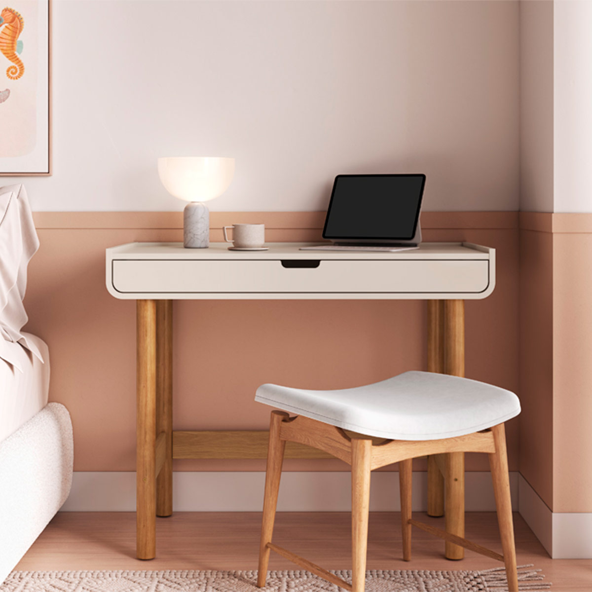 ESCRITORIO DECOCASA AURA 1 CAJÓN