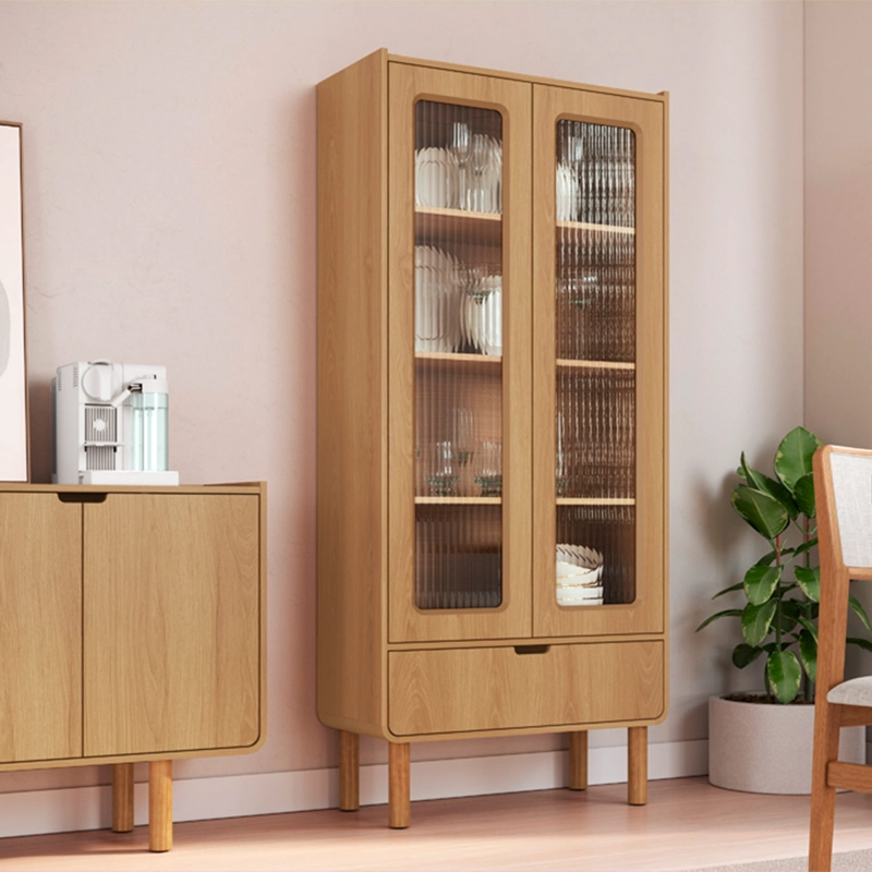 VITRINA DECOCASA AURA 2 PUERTAS 1 CAJÓN