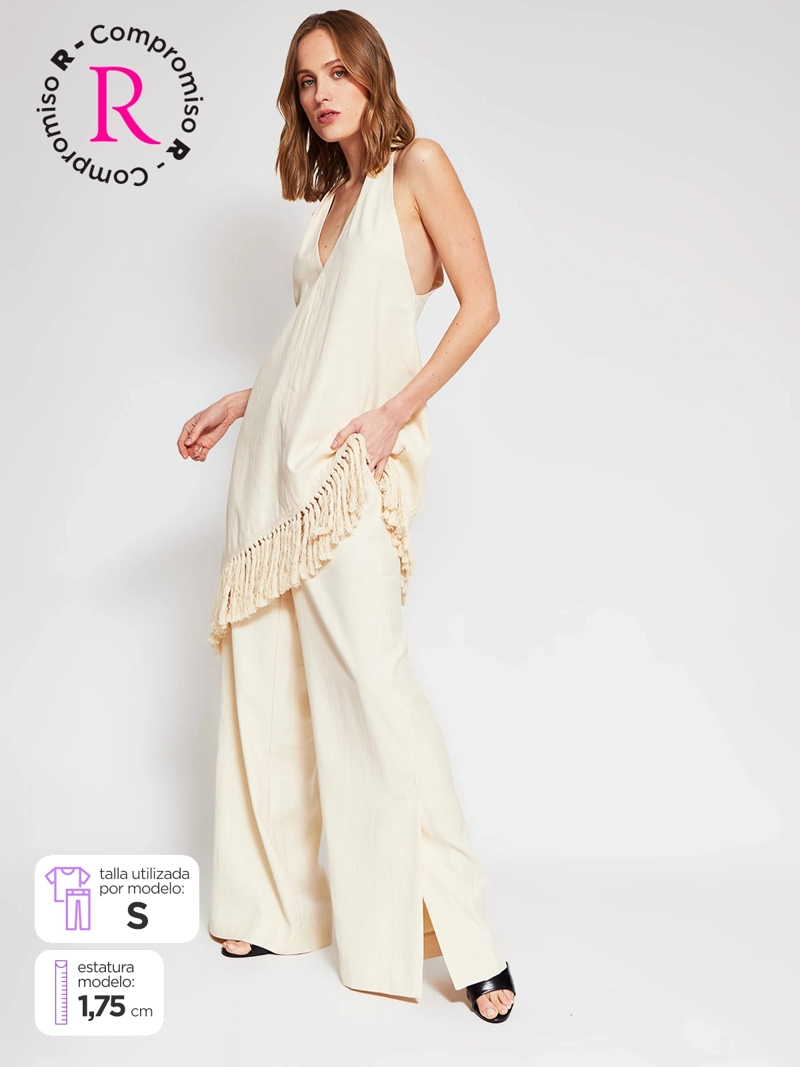 PANTALÓN MUJER MARQUIS WIDE LEG SASTRERO - 1
