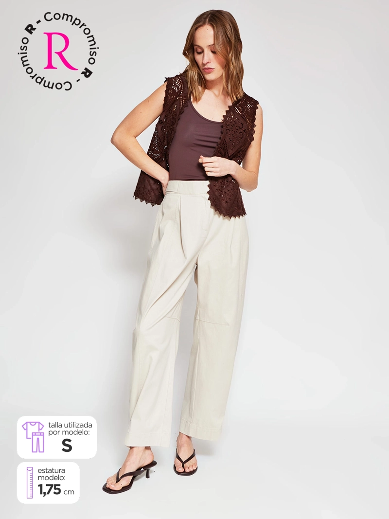 PANTALÓN MUJER MARQUIS ALGODÓN BALLOON
