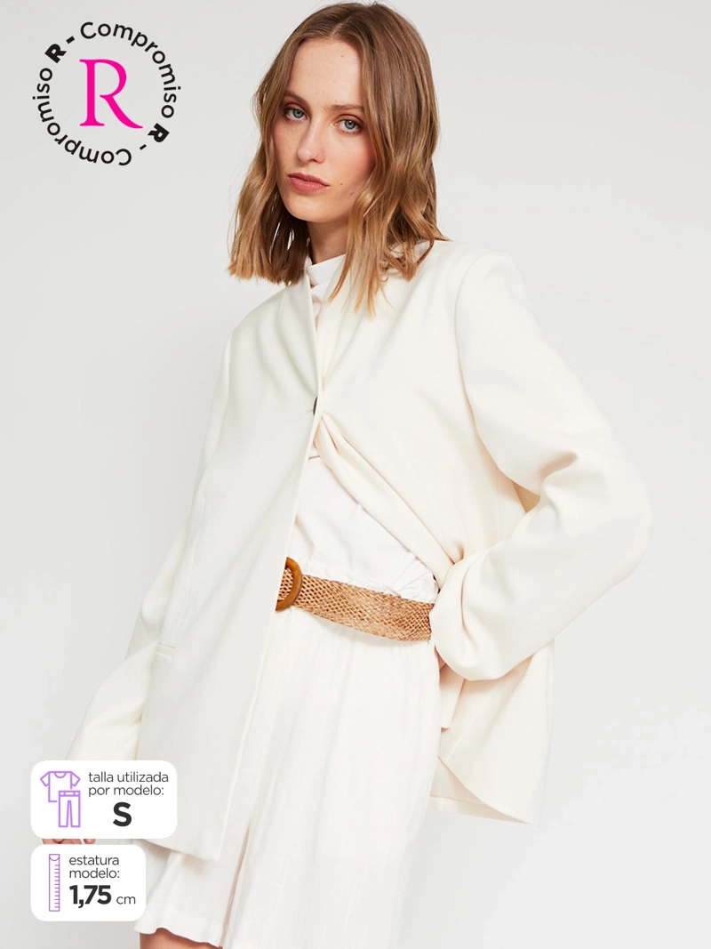BLAZER MUJER MARQUIS CUELLO CRUZADO - 2