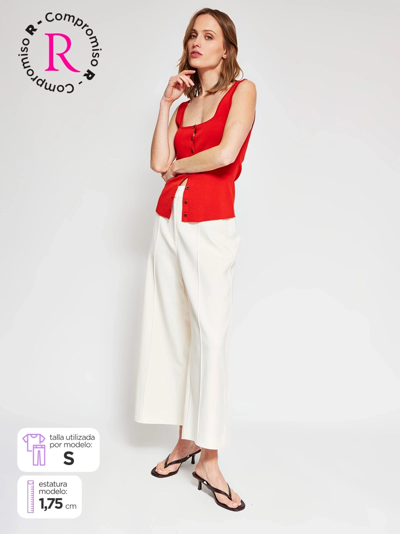 PANTALÓN MUJER MARQUIS SASTRERO CROP - 1