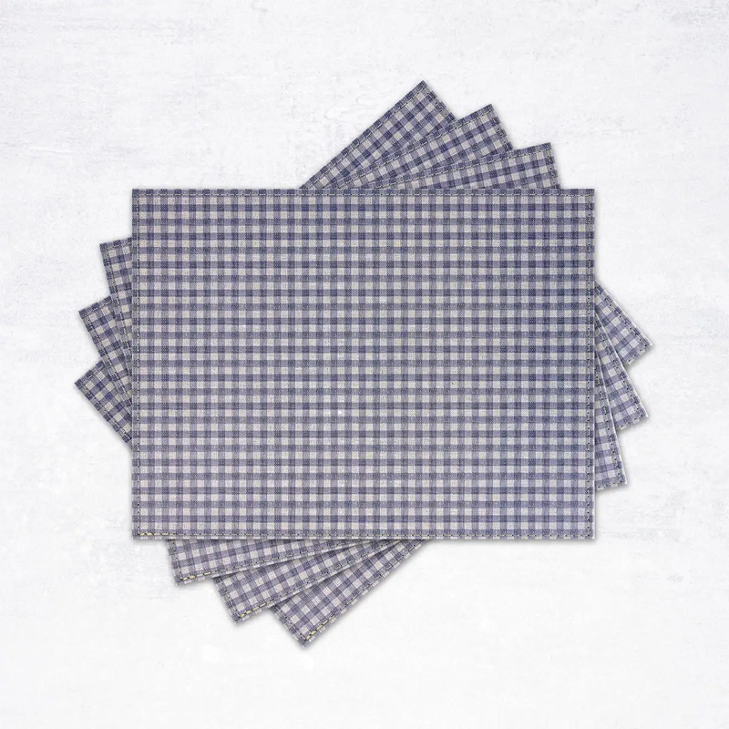 SET 4 INDIVIDUALES CLASSIC VICHI AZUL MARINO - 2