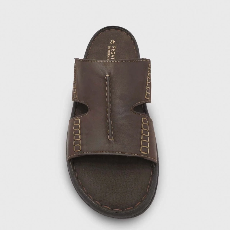 SANDALIAS HOMBRE REGATTA ROMULO3 CUERO  - 4