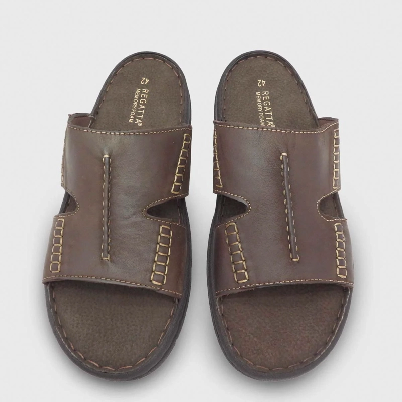 SANDALIAS HOMBRE REGATTA ROMULO3 CUERO  - 6