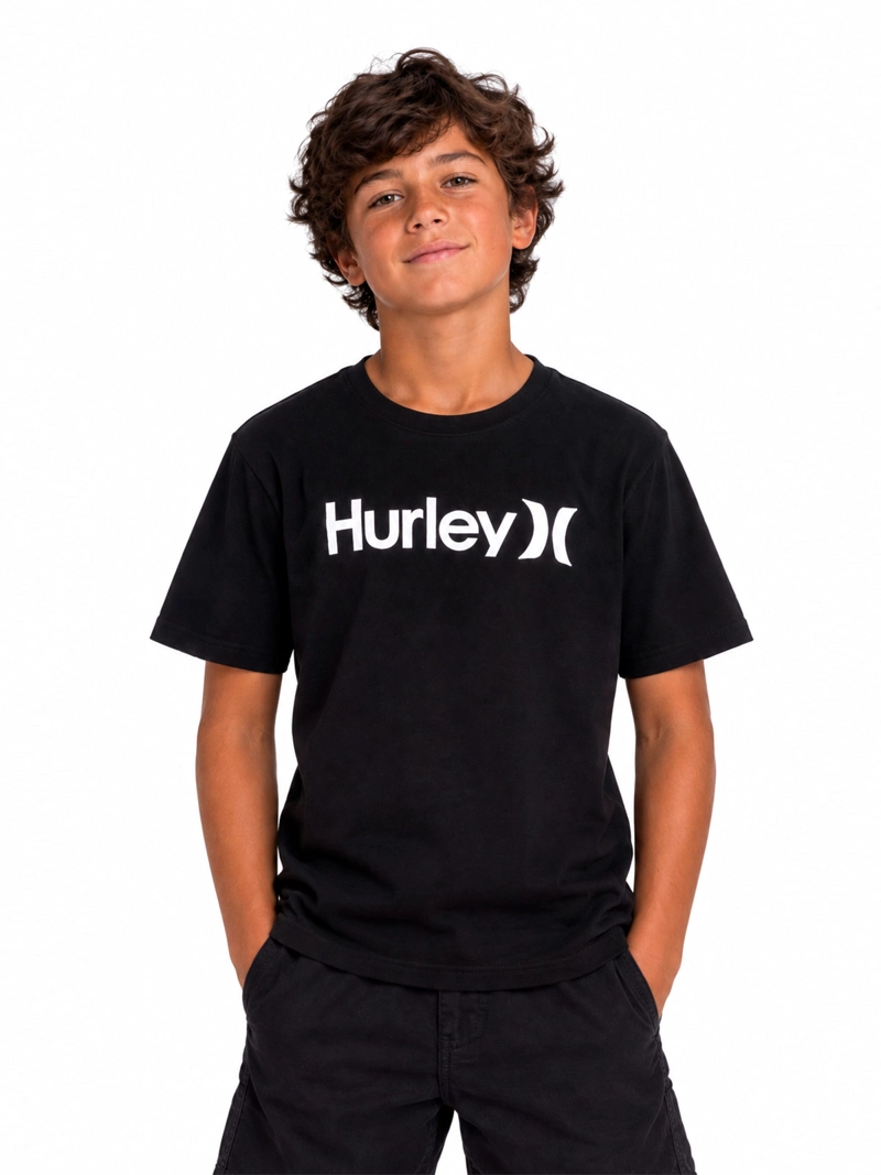 POLERA NIÑO HURLEY MANGA CORTA ESTAMPADO - 1
