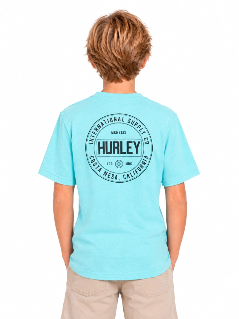 POLERA NIÑO HURLEY MANGA CORTA ESTAMPADO PEQUEÑO - 3