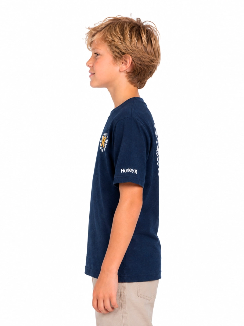 POLERA NIÑO HURLEY MANGA CORTA ESTAMPADO PEQUEÑO - 2